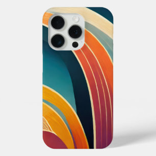 明るい色のアーチ形 iPhone 15 PROケース