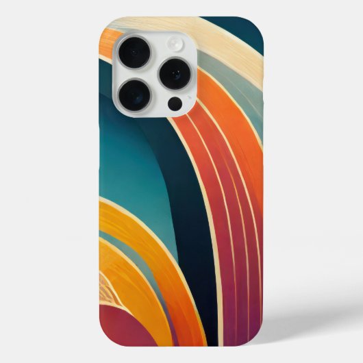 明るい色のアーチ形 Case-Mate iPhoneケース (裏面)