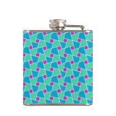 明るい色のイスラム様式のスキットル フラスク (裏面)