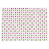 明るい色のイースターエッグ ラージペーパーバッグ (裏面)