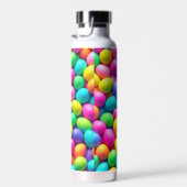 明るい色のイースターエッグ/春 ウォーターボトル (右面)