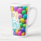 明るい色のイースターエッグ/春 カフェラテマグ (右)