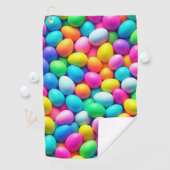 明るい色のイースターエッグ/春 ゴルフタオル (インサイチュ)