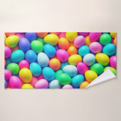 明るい色のイースターエッグ/春 バスタオル (バスタオル)