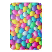 明るい色のイースターエッグ/春 バスマット (正面縦)