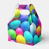 明るい色のイースターエッグ/春 フェイバーボックス (裏面サイド)