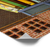 明るい色のオルガンパイプ ポスター (角)