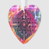 明るい色のクリスマス代替デザイン オーナメント (正面)