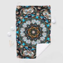 明るい色のクレーターのように見える曼荼羅