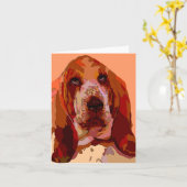 明るい色のグリーティングカードでのベースライン設定 カード (黄色い花)