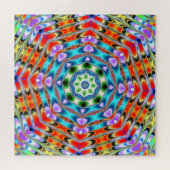 明るい色のケレイドスコープ ジグソーパズル (横)