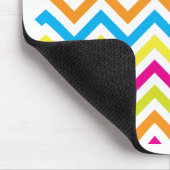 明るい色のシェブロン マウスパッド (コーナー)