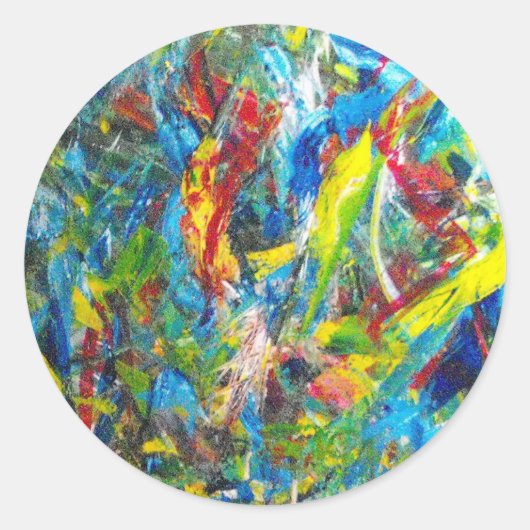 明るい色のシール ラウンドシール (正面)