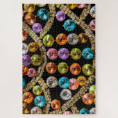 明るい色のジュエリージグソーパズル ジグソーパズル (縦)