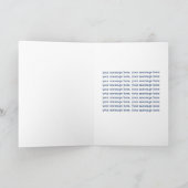 明るい色のステンドグラスハッピーバースデーカード カード (内部)