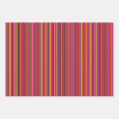 明るい色のストライプ ラッピングペーパーシート (正面3)