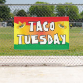 明るい色のタコ火曜日 横断幕 (インサイチュ)