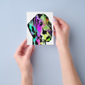 明るい色のダルマ人 チラシ (手)