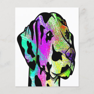 明るい色のダルマ人 チラシ