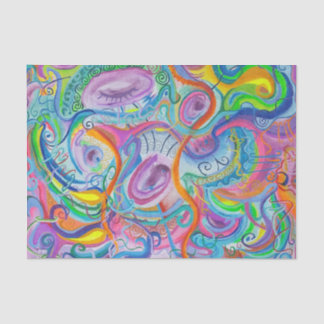 明るい色のティッシュペーパー 薄葉紙