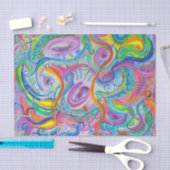 明るい色のティッシュペーパー 薄葉紙 (クラフト)