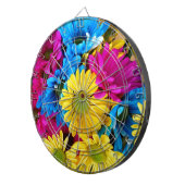 明るい色のデイジー ダーツボード (正面右)