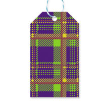 明るい色のハロウィンプレイドパターン