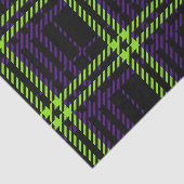 明るい色のハロウィンプレイドパターン 薄葉紙 (詳細)