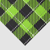 明るい色のハロウィンプレイドパターン 薄葉紙 (詳細)