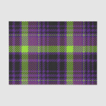 明るい色のハロウィンプレイドパターン