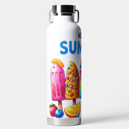 明るい色のハローサマーポップス ウォーターボトル