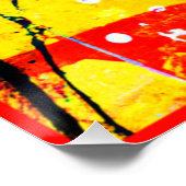 明るい色のパタ絵画ーン買今 ポスター (コーナー)