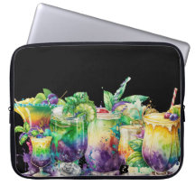 明るい色のフェスティバルマルディグラス飲料