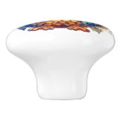 明るい色のフクロウのドアを引く。 セラミックノブ (側面)