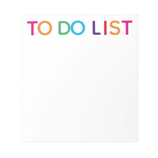 明るい色のブ数々のロックプリントを一覧表示するには5.5 x 6 ノートパッド (正面)