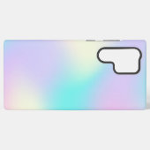 明るい色のホログラフィック背景 SAMSUNG GALAXYケース (裏面横)