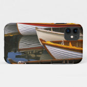 明るい色のボート-木製ボートセンター Case-Mate iPhoneケース (裏面(横))