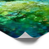 明るい色のポスターゴージャスなレインボーマス ポスター (角)