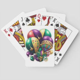 明るい色のマルディグラスバルーン トランプ