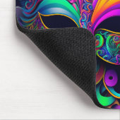 明るい色のマルディグラスマスク マウスパッド (コーナー)