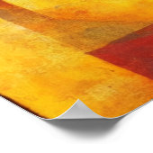 明るい色のモダン友人3人 ポスター (角)