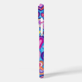 明るい色のレインボーバレンタインハート Case-Mate iPhoneケース (裏面 / 左)