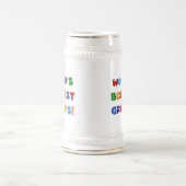 明るい色の世界のグランプ最高のスギフト ビールジョッキ (中央)
