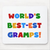 明るい色の世界のグランプ最高のスギフト マウスパッド (正面)