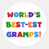 明るい色の世界のグランプ最高のスギフト ラウンドシール (正面)