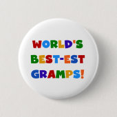 明るい色の世界のグランプ最高のスギフト 缶バッジ (正面)