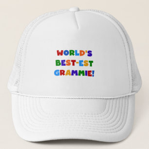 明るい色の世界のベスト米国東部標準時刻Grammieのギフト キャップ
