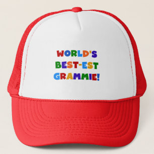 明るい色の世界のベスト米国東部標準時刻Grammieのギフト キャップ