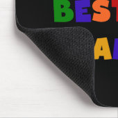 明るい色の世界のベスト米国東部標準時刻Grammieのギフト マウスパッド (コーナー)