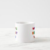 明るい色の世界のベスト米国東部標準時刻Yayaのギフト エスプレッソカップ (正面)